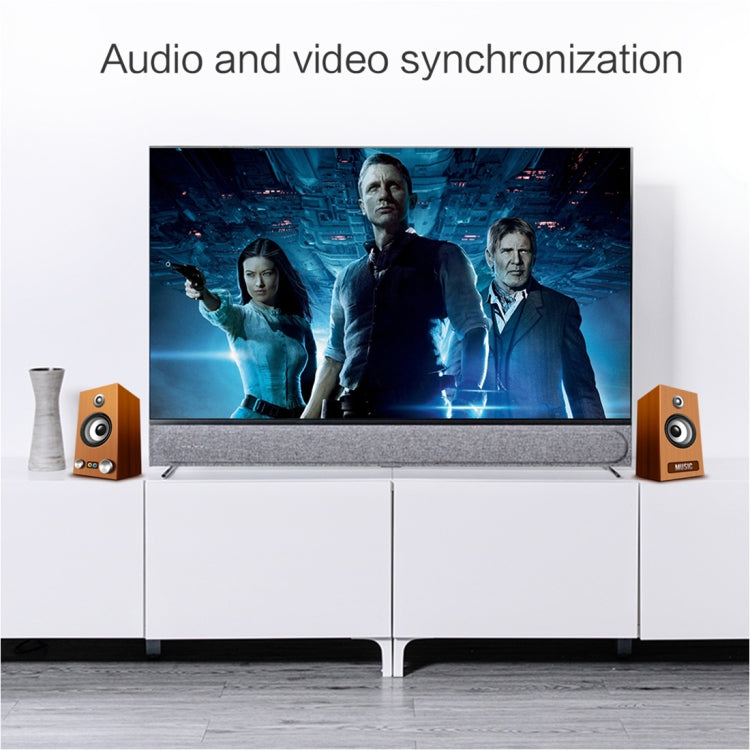 AYS-14V20 HDMI 2.0 1x4 4K Ultra HD Switch Splitter(Black) - Splitter by PMC Jewellery | Online Shopping South Africa | PMC Jewellery | Buy Now Pay Later Mobicred