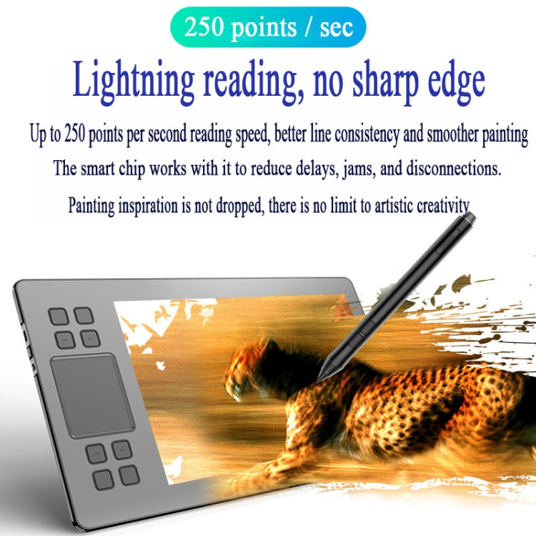 VEIKK A50 10x6 inch 5080 LPI Smart Touch Electronic Graphic Tablet, with Type-c Interface -  by VEIKK | Online Shopping South Africa | PMC Jewellery