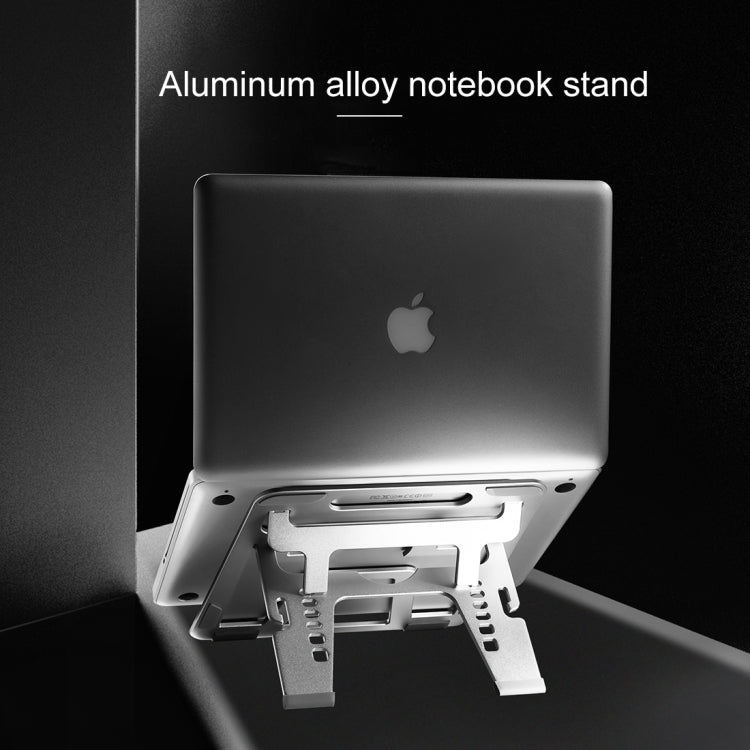 COOLCOLD U2S Portable Foldable Hollow Double Triangle Height Adjustable Aluminum Alloy Bracket for Laptop - free shipping - PMC Jewellery - Order now!