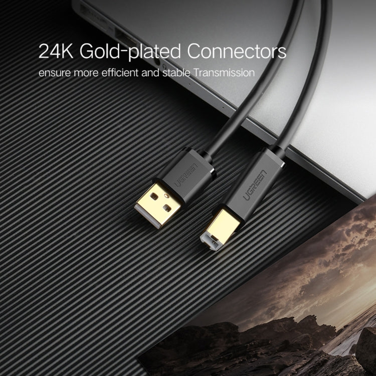 UGREEN USB 2.0 Gold-plated Printer Cable Data Cable, For Canon, Epson, HP, Cable Length: 1.5m - USB Cable by UGREEN | Online Shopping South Africa | PMC TechLife | Buy Now Pay Later Mobicred