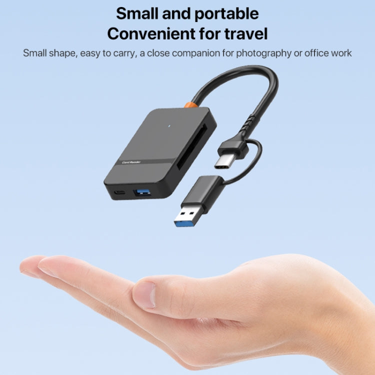 ADS-316 8 in 1 Type-C+USB Multi-function Card Reader -  by PMC Jewellery | Online Shopping South Africa | PMC Jewellery | Buy Now Pay Later Mobicred