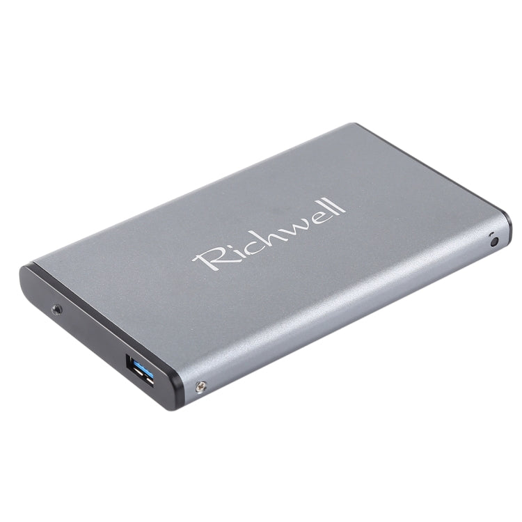 Richwell SATA R2-SATA-1TGB 1TB 2.5 inch USB3.0 Super Speed Interface Mobile Hard Disk Drive(Grey) - External Hard Drives by Richwell | Online Shopping South Africa | PMC Jewellery | Buy Now Pay Later Mobicred