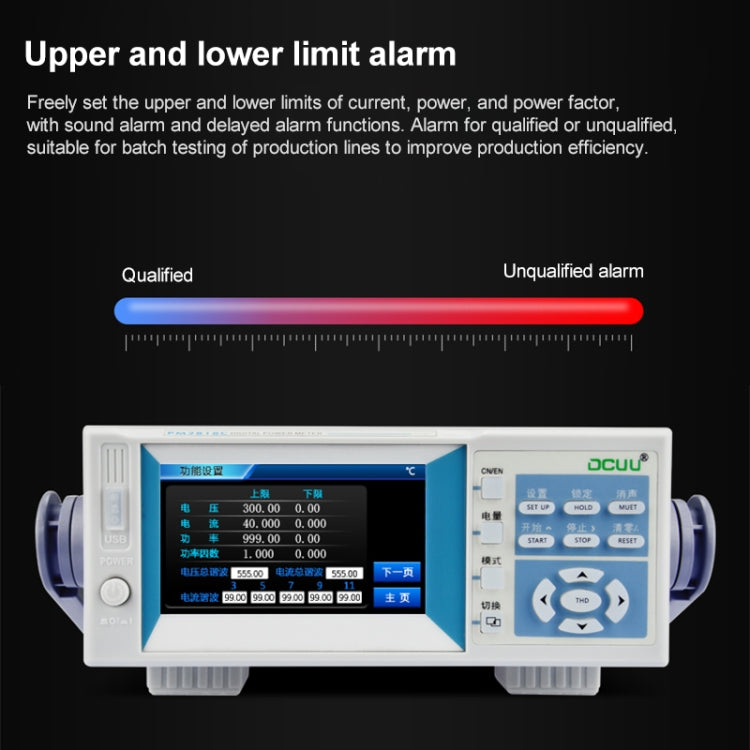 DCUU PM2818C AC / DC 40A Intelligent Electrical Parameters Measuring Instrument (US Plug) - Current & Voltage Tester by PMc TechLife | Online Shopping South Africa | PMc TechLife | Buy Now Pay Later Mobicred