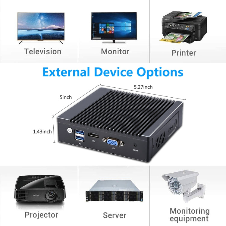 K660G4 Windows and Linux System Mini PC, Intel Celeron Processor N2840 Quad-Core 2M Cache,1.83GHz, up to 2.25GHz, 2GB RAM + 32GB SSD - Windows Mini PCs by PMc TechLife | Online Shopping South Africa | PMc TechLife | Buy Now Pay Later Mobicred