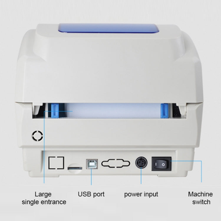 Xprinter XP-460B USB Port Thermal Automatic Calibration Barcode Printer - free shipping - PMC TechLife - Order now!
