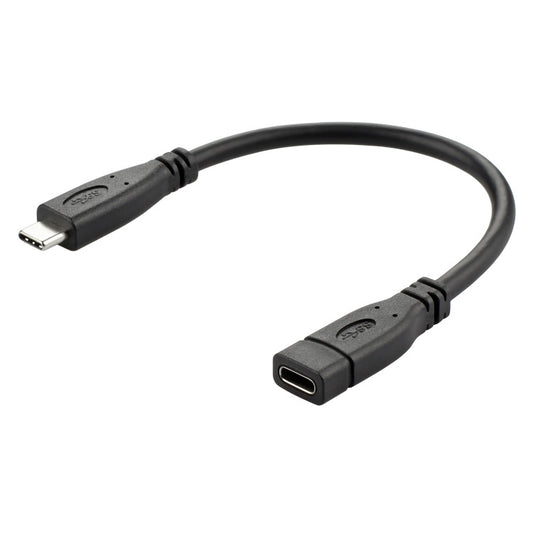 USB 3.1 Type-C / USB-C Male to Type-C / USB-C Female Gen2 Adapter Cable, Length: 50cm - Cable & Adapters by PMC Jewellery | Online Shopping South Africa | PMC Jewellery | Buy Now Pay Later Mobicred