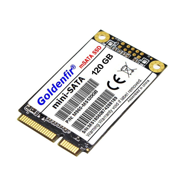 Goldenfir 1.8 inch Mini SATA Solid State Drive, Flash Architecture: TLC, Capacity: 120GB - External Solid State Drives by Goldenfir | Online Shopping South Africa | PMC Jewellery | Buy Now Pay Later Mobicred