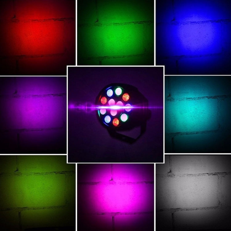 KD-12W 12 LED PAR Light Stage Light, with LED Display, Master / Slave / DMX512 / Auto Run Modes, US Plug - Stage Lighting by PMc TechLife | Online Shopping South Africa | PMc TechLife | Buy Now Pay Later Mobicred