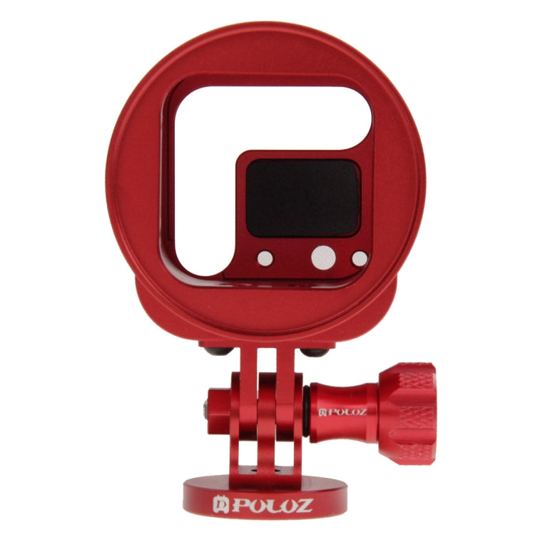 PULUZ Housing Shell CNC Aluminum Alloy Protective Cage Kit with Metal Wrench & Lens Cap & Screw & Tripod Adapter for GoPro HERO5 Session /HERO4 Session /HERO Session(Red) - Metal Cases by PULUZ | Online Shopping South Africa | PMC Jewellery | Buy Now Pay Later Mobicred