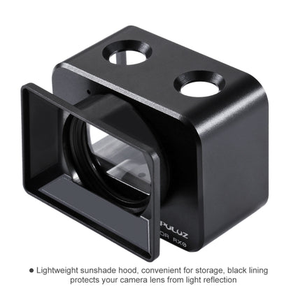 PULUZ for Sony RX0 Aluminum Alloy Protective Cage + 37mm UV Filter Lens + Lens Sunshade with Screws and Screwdrivers(Black) - Metal Cases by PULUZ | Online Shopping South Africa | PMC Jewellery | Buy Now Pay Later Mobicred