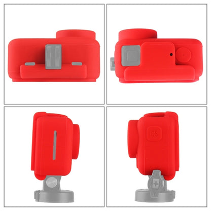 PULUZ Silicone Protective Case for DJI Osmo Action with Frame(Red) -  by PULUZ | Online Shopping South Africa | PMC Jewellery | Buy Now Pay Later Mobicred