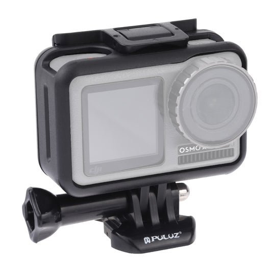 PULUZ Standard Border Frame ABS Protective Cage for DJI Osmo Action, with Buckle Basic Mount & Screw(Black) -  by PULUZ | Online Shopping South Africa | PMC Jewellery | Buy Now Pay Later Mobicred