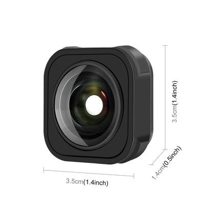 PULUZ Max Lens Mod Wide Angle Lens for GoPro Hero11 Black / HERO10 Black / HERO9 Black(Black) - Lens by PULUZ | Online Shopping South Africa | PMC Jewellery