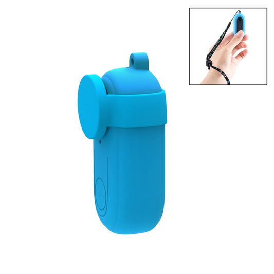 PULUZ Silicone Protective Case with Lens Cover for Insta360 GO 2(Blue) - Case & Bags by PULUZ | Online Shopping South Africa | PMC Jewellery | Buy Now Pay Later Mobicred