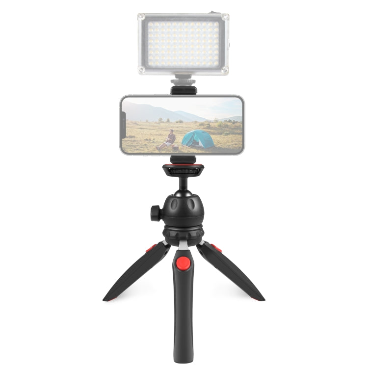 PULUZ Mini VLOG Live Stabilizer Stand Tripod with Phone Clamp for Smartphones (Red) - free shipping - PMC Jewellery - Order now!