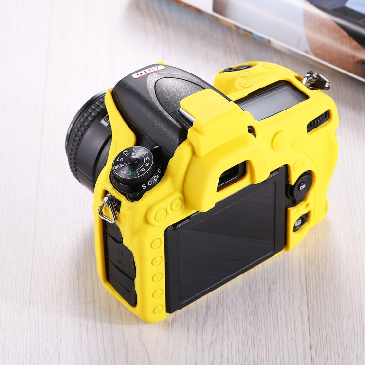 PULUZ Soft Silicone Protective Case for Nikon D750(Yellow) - Protective Case by PULUZ | Online Shopping South Africa | PMC TechLife | Buy Now Pay Later Mobicred