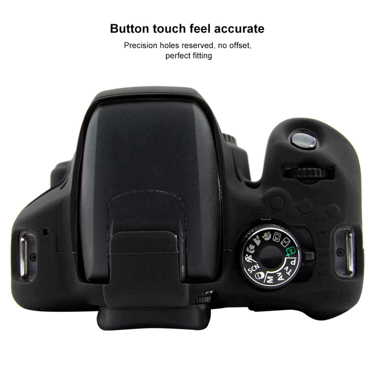 PULUZ Soft Silicone Protective Case for Canon EOS 800D(Black) - free shipping - PMC TechLife - Order now!