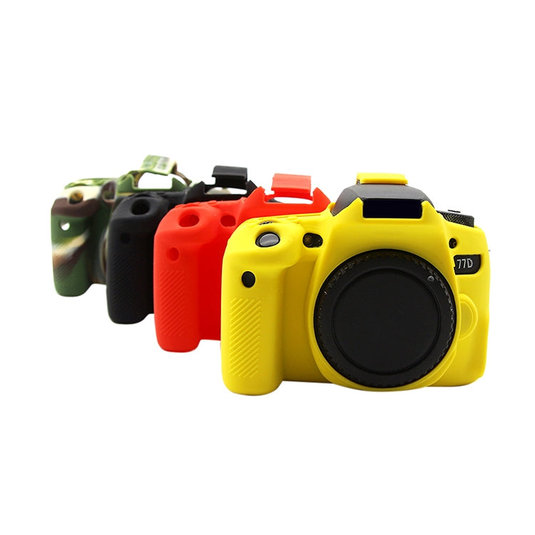 PULUZ Soft Silicone Protective Case for Canon EOS 77D(Black) - free shipping - PMC TechLife - Order now!