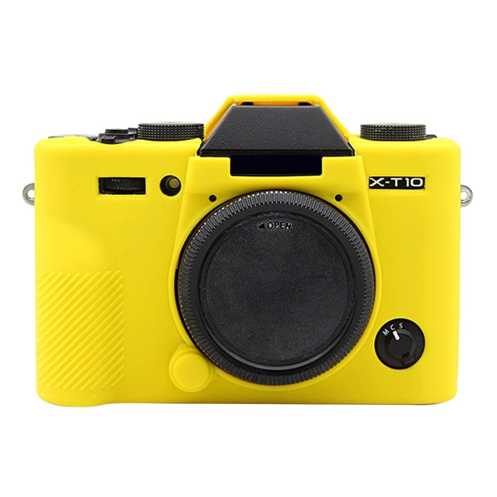 PULUZ Soft Silicone Protective Case for FUJIFILM X-T20(Yellow) - Protective Case by PULUZ | Online Shopping South Africa | PMC Jewellery | Buy Now Pay Later Mobicred