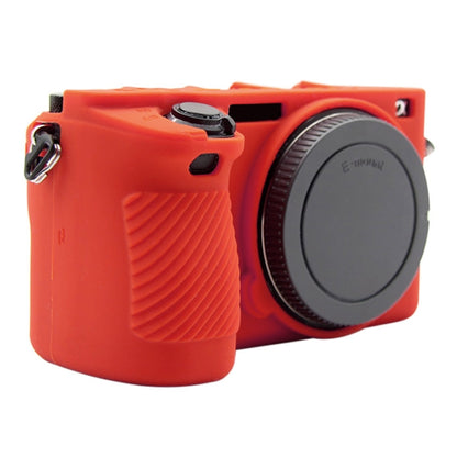 PULUZ Soft Silicone Protective Case for Sony ILCE-6500(Red) - Protective Case by PULUZ | Online Shopping South Africa | PMC Jewellery | Buy Now Pay Later Mobicred