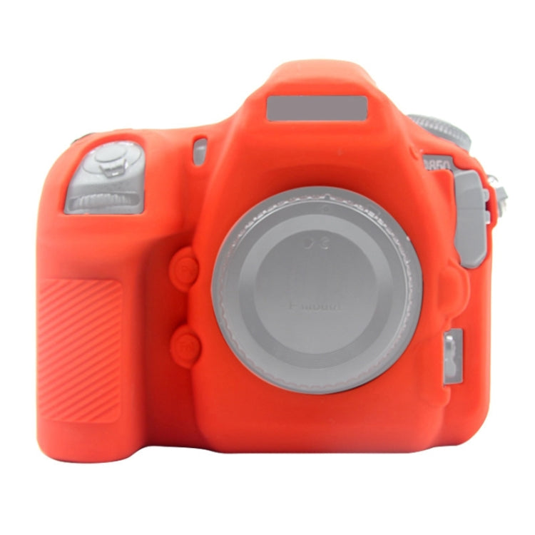 PULUZ Soft Silicone Protective Case for Nikon D850(Red) - Protective Case by PULUZ | Online Shopping South Africa | PMC Jewellery | Buy Now Pay Later Mobicred