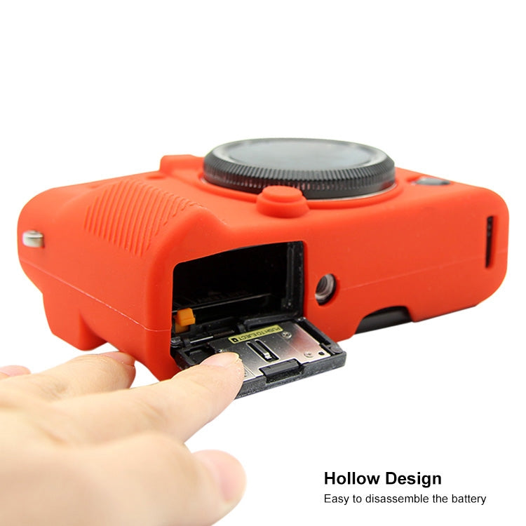 PULUZ Soft Silicone Protective Case for FUJIFILM XT10(Red) - free shipping - PMC TechLife - Order now!