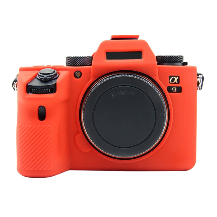 PULUZ Soft Silicone Protective Case for Sony A9 (ILCE-9) / A7 III/ A7R  III(Red) - Protective Case by PULUZ | Online Shopping South Africa | PMC TechLife | Buy Now Pay Later Mobicred