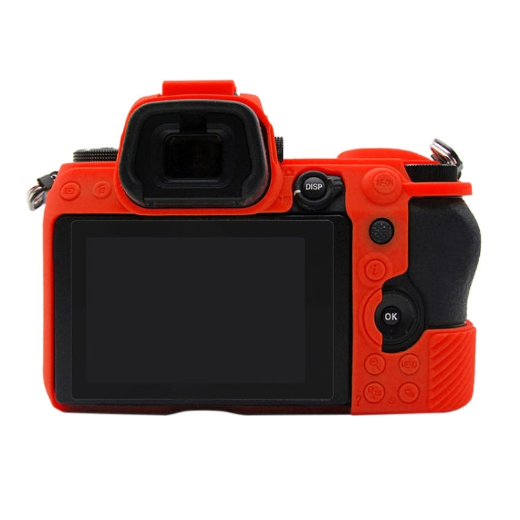 PULUZ Soft Silicone Protective Case for Nikon Z6 / Z7(Red) - Protective Case by PULUZ | Online Shopping South Africa | PMC TechLife | Buy Now Pay Later Mobicred
