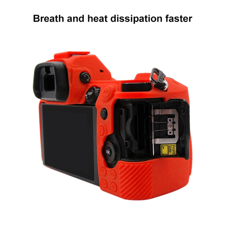 PULUZ Soft Silicone Protective Case for Nikon Z6 / Z7(Red) - Protective Case by PULUZ | Online Shopping South Africa | PMC TechLife | Buy Now Pay Later Mobicred