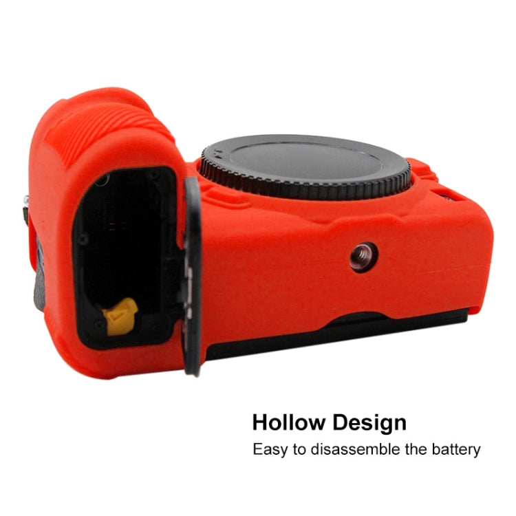 PULUZ Soft Silicone Protective Case for Nikon Z6 / Z7(Red) - Protective Case by PULUZ | Online Shopping South Africa | PMC TechLife | Buy Now Pay Later Mobicred