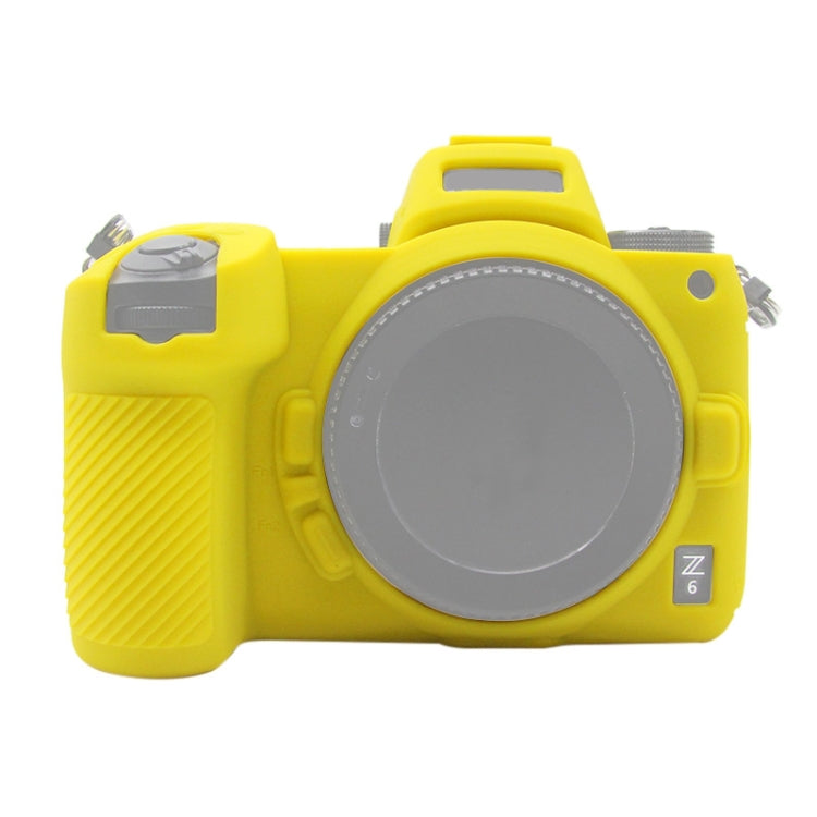 PULUZ Soft Silicone Protective Case for Nikon Z6 / Z7(Yellow) - Protective Case by PULUZ | Online Shopping South Africa | PMC Jewellery | Buy Now Pay Later Mobicred