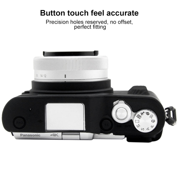 PULUZ Soft Silicone Protective Case for Panasonic Lumix GF10(Black) - Protective Case by PULUZ | Online Shopping South Africa | PMC TechLife | Buy Now Pay Later Mobicred