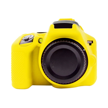 PULUZ Soft Silicone Protective Case for Nikon D3500(Yellow) - Protective Case by PULUZ | Online Shopping South Africa | PMC Jewellery | Buy Now Pay Later Mobicred