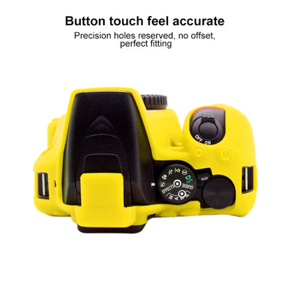 PULUZ Soft Silicone Protective Case for Nikon D3500(Yellow) - Protective Case by PULUZ | Online Shopping South Africa | PMC Jewellery | Buy Now Pay Later Mobicred