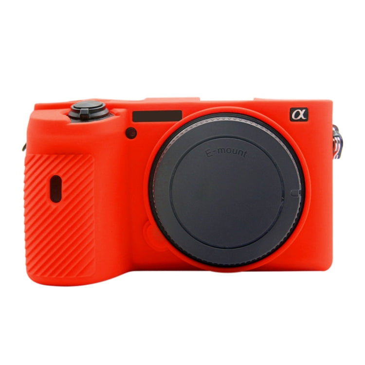 PULUZ Soft Silicone Protective Case for Sony A6600 / ILCE-6600(Red) - Protective Case by PULUZ | Online Shopping South Africa | PMC TechLife | Buy Now Pay Later Mobicred
