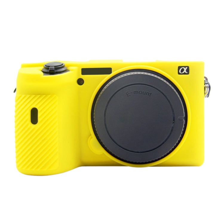 PULUZ Soft Silicone Protective Case for Sony A6600 / ILCE-6600(Yellow) - Protective Case by PULUZ | Online Shopping South Africa | PMC TechLife | Buy Now Pay Later Mobicred