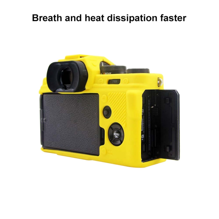 PULUZ Soft Silicone Protective Case for Fujifilm X-T4(Yellow) - free shipping - PMC TechLife - Order now!