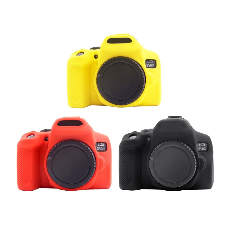 PULUZ Soft Silicone Protective Case for Canon EOS 850D(Black) - Protective Case by PULUZ | Online Shopping South Africa | PMC TechLife | Buy Now Pay Later Mobicred