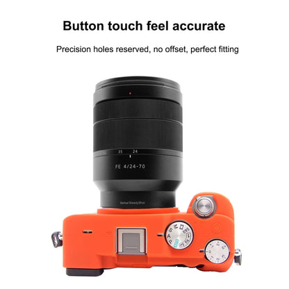 PULUZ Soft Silicone Protective Case for Sony A7C / ILCE-7C(Orange) - Protective Case by PULUZ | Online Shopping South Africa | PMC Jewellery | Buy Now Pay Later Mobicred