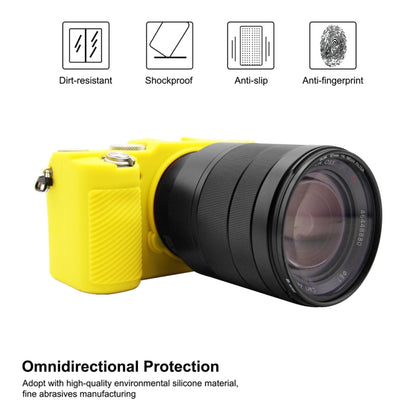 PULUZ Soft Silicone Protective Case for Sony A7C / ILCE-7C(Yellow) - Protective Case by PULUZ | Online Shopping South Africa | PMC Jewellery | Buy Now Pay Later Mobicred