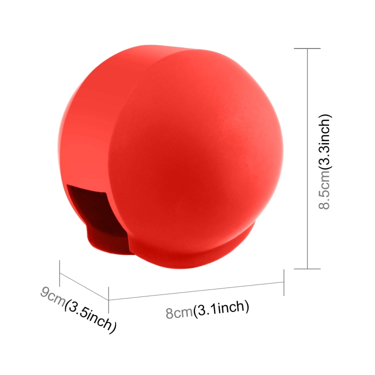 For Insta360 X3 / X4 PULUZ Invisible Dive Case Lens Guard Silicone Protective Cover (Red) - Len Accessories by PULUZ | Online Shopping South Africa | PMC Jewellery | Buy Now Pay Later Mobicred
