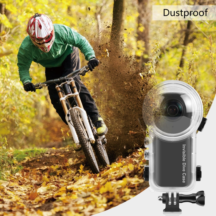 For Insta360 X4 PULUZ 50m Waterproof Sealed Diving Case (Transparent) - free shipping - PMC TechLife - Order now!