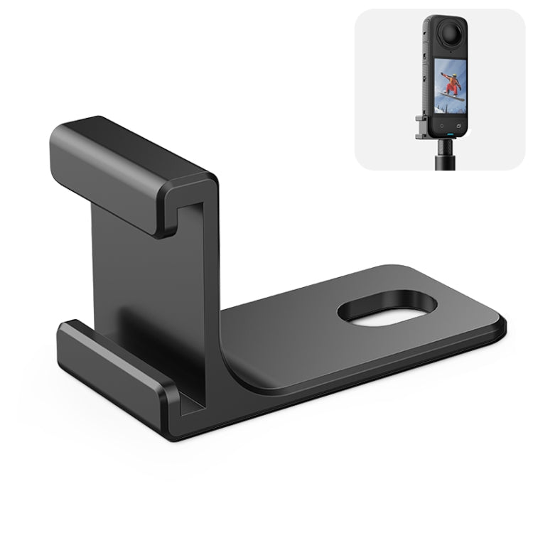 For Insta360 X4 / X3 / One X2 PULUZ Selfie Stick Cold Shoe Extension Bracket (Black) - Mount & Holder by PULUZ | Online Shopping South Africa | PMC Jewellery | Buy Now Pay Later Mobicred