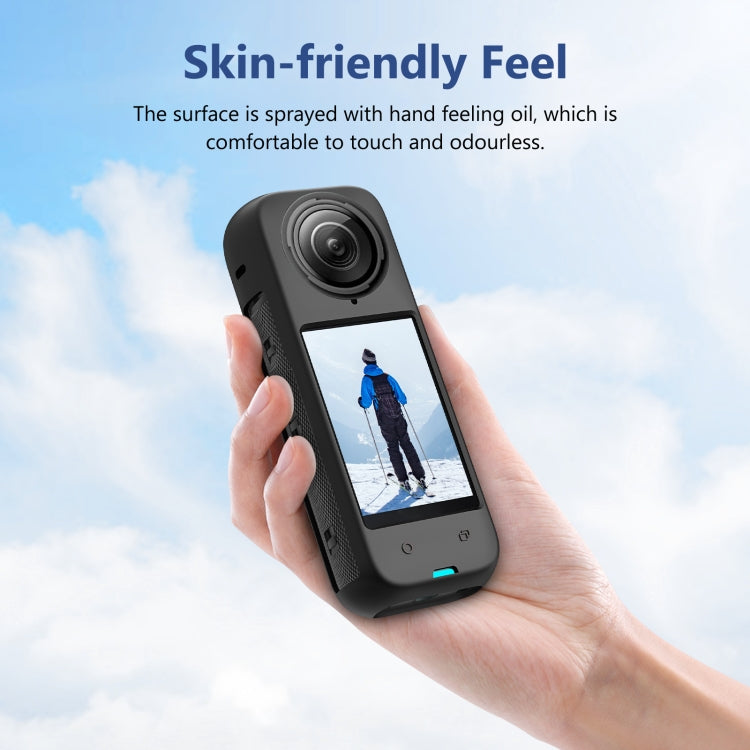 For Insta360 X4 PULUZ Full Body Dust-proof Silicone Protective Case (Black) - Case & Bags by PULUZ | Online Shopping South Africa | PMC Jewellery | Buy Now Pay Later Mobicred
