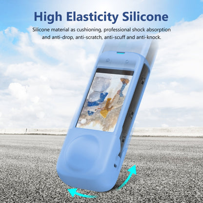 For Insta360 X4 PULUZ Full Body Dust-proof Silicone Protective Case (Blue) - Case & Bags by PULUZ | Online Shopping South Africa | PMC Jewellery | Buy Now Pay Later Mobicred