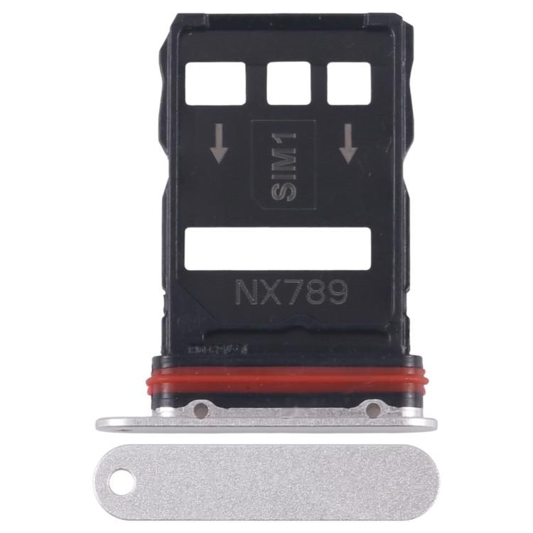 For ZTE nubia RedMagic 10 Pro SIM + SIM Card Tray (Silver) - free shipping - PMC TechLife - Order now!