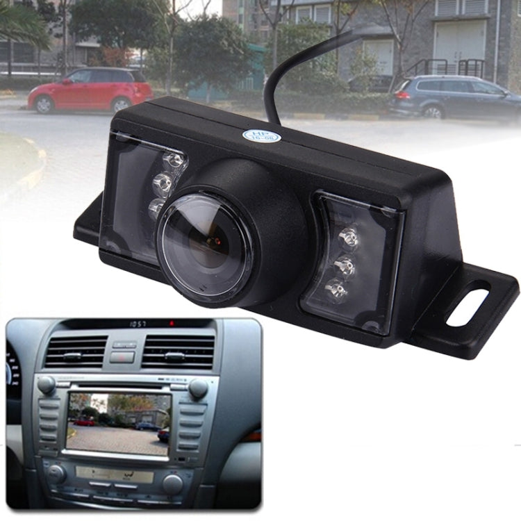 2.4G Wireless DVD Car Rear View Night Vision Reversing Backup Camera with 7 LED , Wide viewing angle: 120°(WX320EBS)(Black) - Rear View Cameras by PMC Jewellery | Online Shopping South Africa | PMC Jewellery