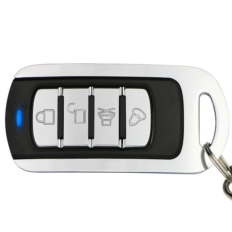 315MHz Metal Learning Code 4 Keys Remote Control for Car Garage Door (Black + Silver) - Universal by PMC TechLife | Online Shopping South Africa | PMC TechLife