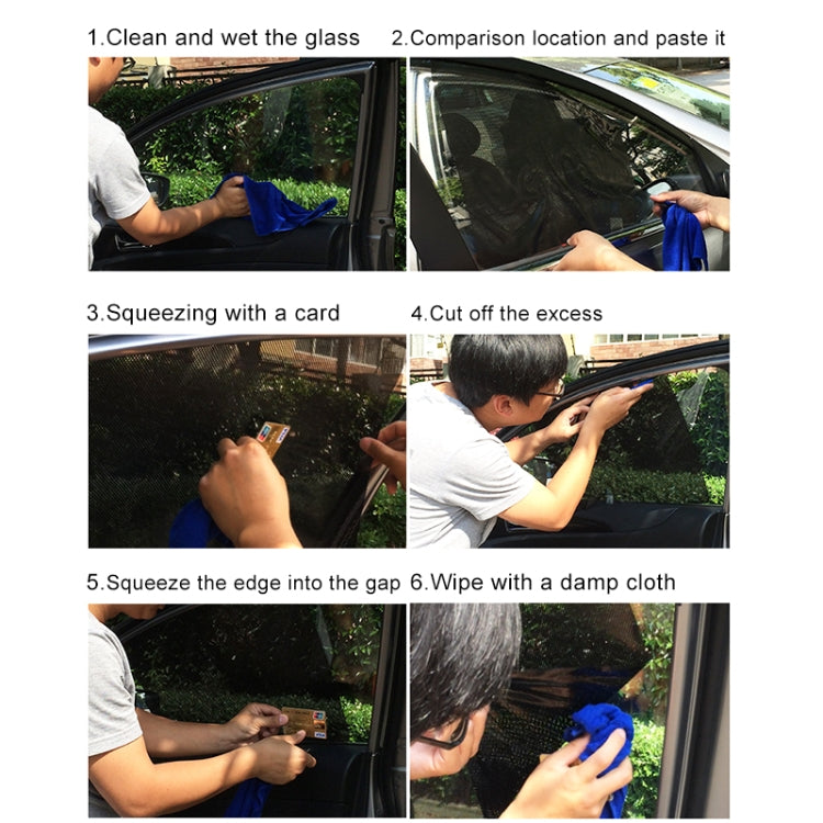 2 PCS Car Styling UV Protection Electrostatic Stickers - Auto Film by PMC TechLife | Online Shopping South Africa | PMC TechLife | Buy Now Pay Later Mobicred