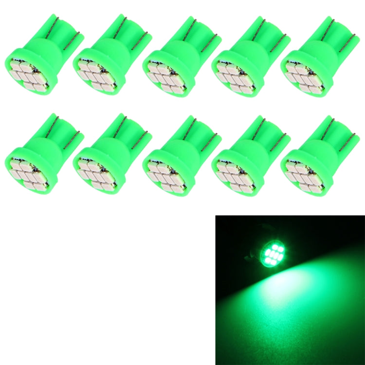 10 PCS T10 8 LED Car Signal Light Bulb(Green Light) - Clearance Lights by PMC TechLife | Online Shopping South Africa | PMC TechLife | Buy Now Pay Later Mobicred